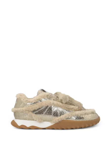 Sneakerși Pinko din piele de oaie