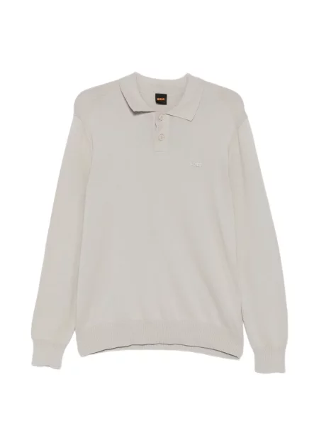Gulerat tricou polo Boss cu autograf