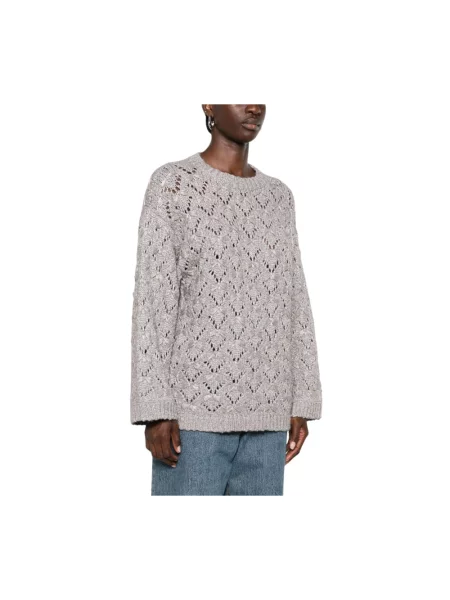 Sweter Fabiana Filippi szary