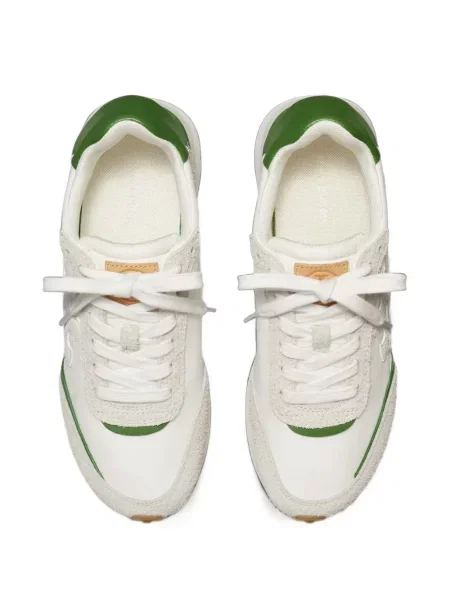 Sneakerși Tory Burch cu autograf alb