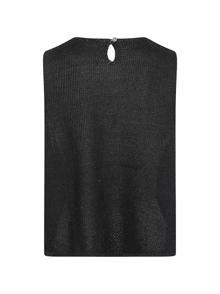 Top Mizuiro Ind tricotate negru