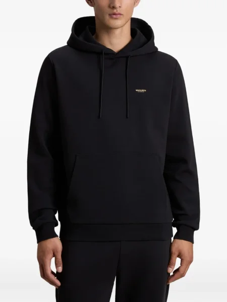 Hanorac cu glugă Woolrich negru