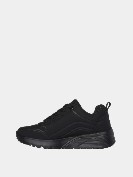 Дитячі Кросівки повсякденні Skechers UNO LITE штучна шкіра чорний