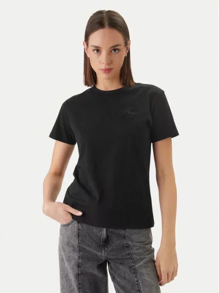 HUGO T-Shirt czarny