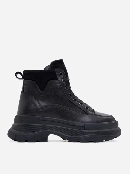 ISSA Plus Черевики Шкіра чорний