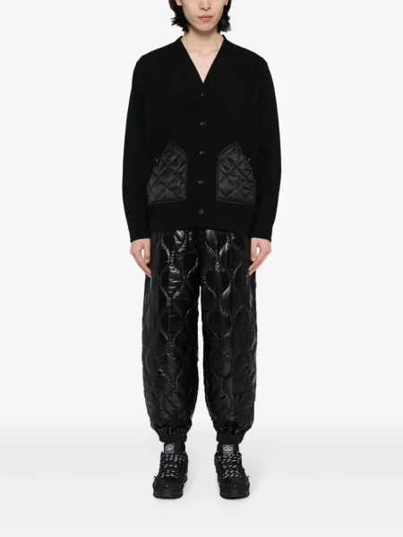 Kelnės Junya Watanabe Man dygsniuotas juoda