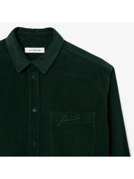 Рубашка Lacoste зеленая