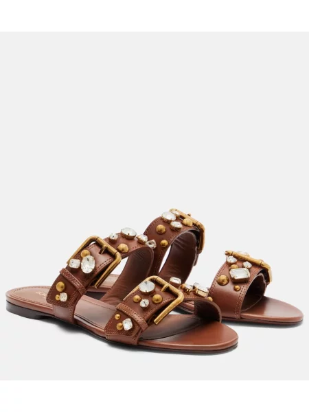 Sandale Dolce&gabbana din piele maro