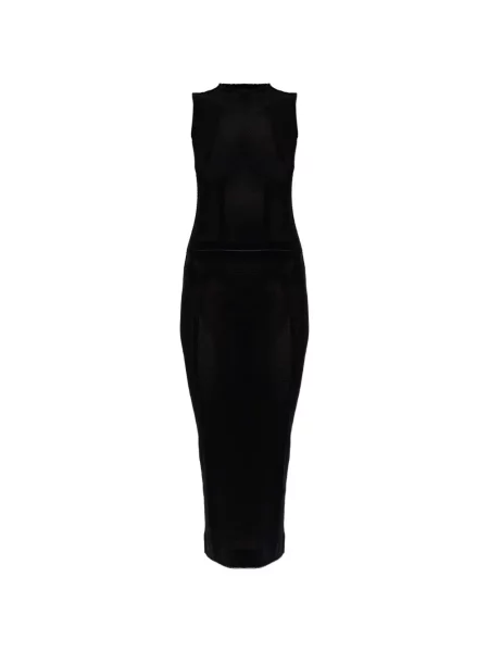 Rochie midi Issey Miyake fără mâneci negru