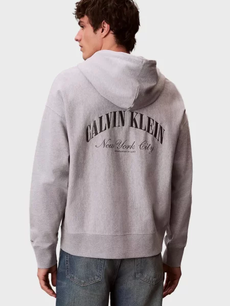 Худи Calvin Klein Jeans серое
