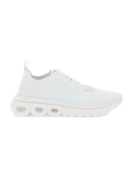 Buty do biegania Salvatore Ferragamo skórzane do biegania białe