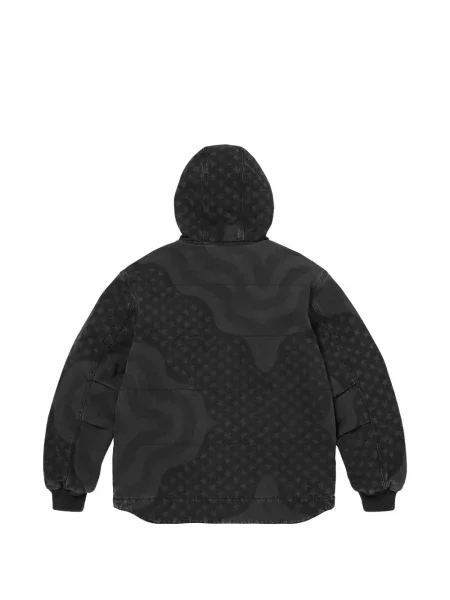 Geacă Supreme cu glugă negru