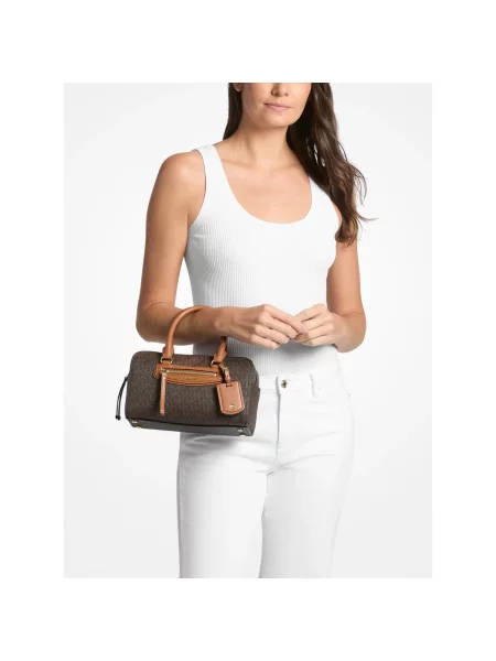 MICHAEL Michael Kors Kabelka koňaková / tmavohnedá hnedá