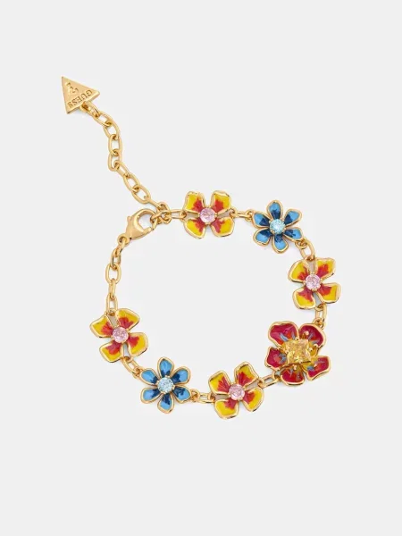 Guess zapestnica iz nerjavečega jekla FLORIS zlata