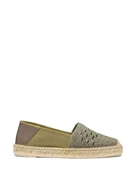 Espadrile Geox din canvas verde