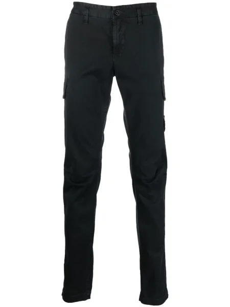 Pantaloni cargo Stone Island cu strasuri negru