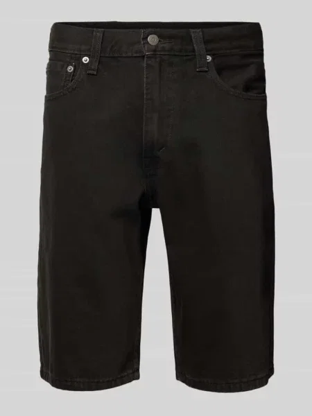 Szorty jeansowe o luźnym kroju z 5 model Levi's czarne