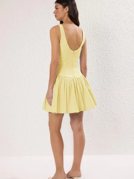 Trendyol Rochie galben