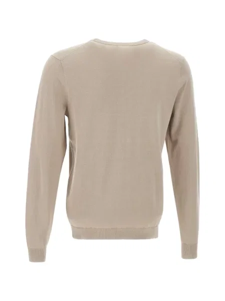 Pulover Sun68 cu broderie cu decolteu în U