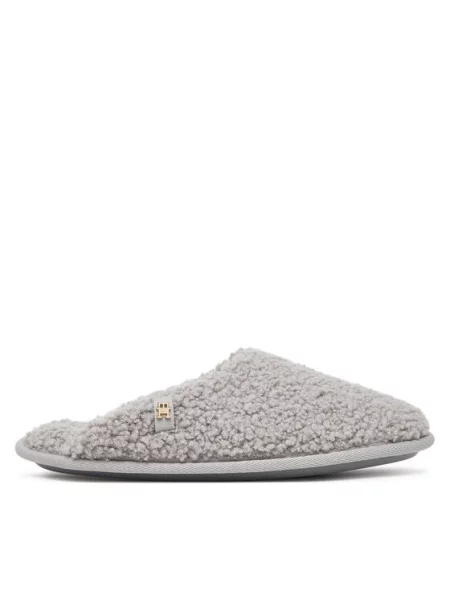 Tommy Hilfiger Kapcie Th House Shoes szary