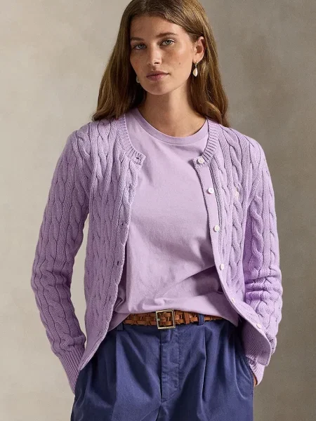 Polo Ralph Lauren cardigan din roz