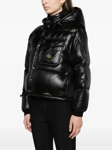 Páperová bunda Moncler čierna