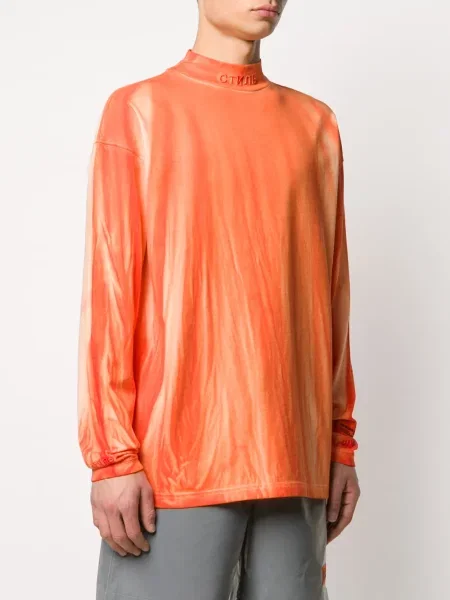 Długi sweter Heron Preston pomarańczowy