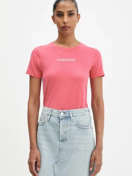 Футболка Guess Jeans желтая