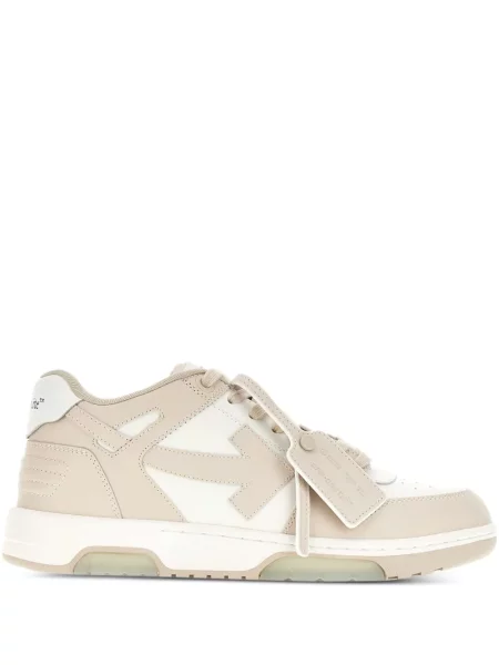 Bőr business sneaker Off-white fehér