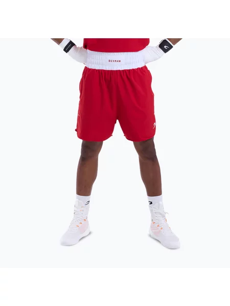 Pantaloni scurți de antrenament pentru bărbați Boxraw Stevenson V2 red/white alb
