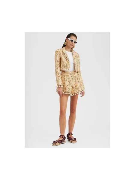 Szorty La Doublej beżowe