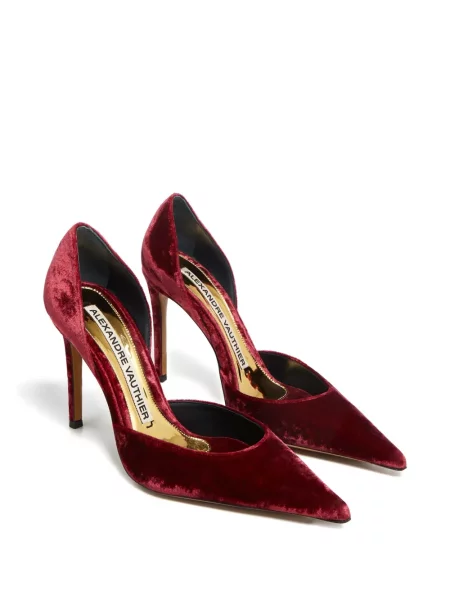 Pantofi cu toc Alexandre Vauthier cu vârf ascuţit roșu