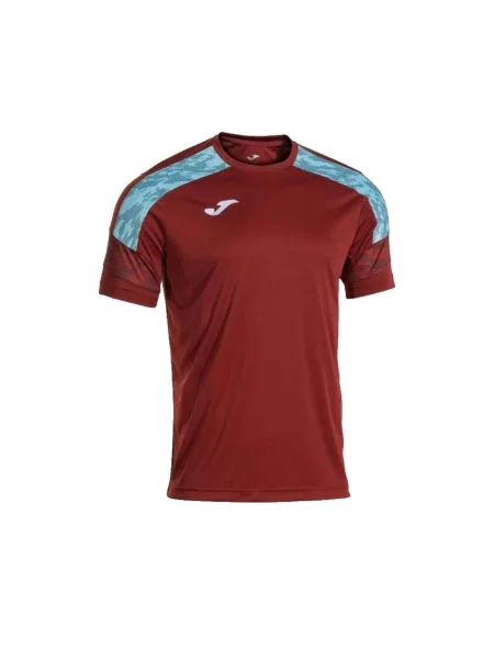 T-shirt Joma Championship VIII Manches Courtes Bordeaux czerwona