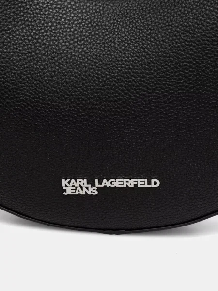 Кожаная сумка хобо Karl Lagerfeld Jeans