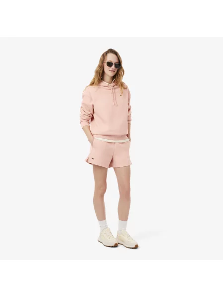 Lacoste Polarowe Szorty różowe