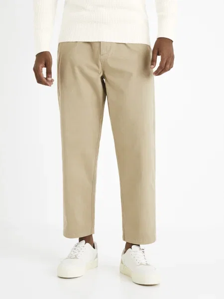 Pantaloni Celio bej