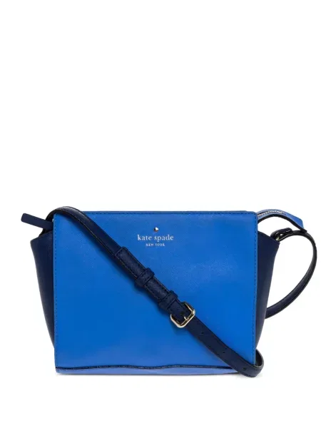 Geanta de piele Kate Spade din piele albastru