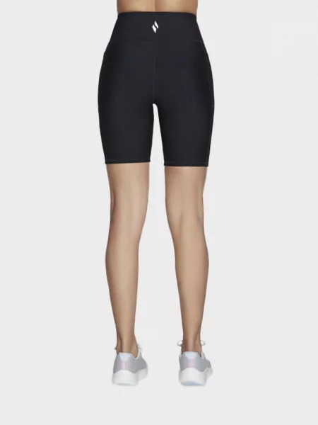 Велосипедки Skechers Go Flex Rib High Waisted 8 Inch Bike нейлон/спандекс чорний