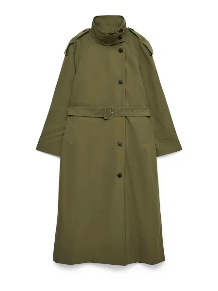 VERO MODA Palton de primăvară-toamnă oliv