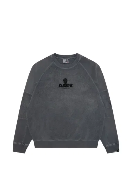 Hanorac Aape By A Bathing Ape cu aplicații gri