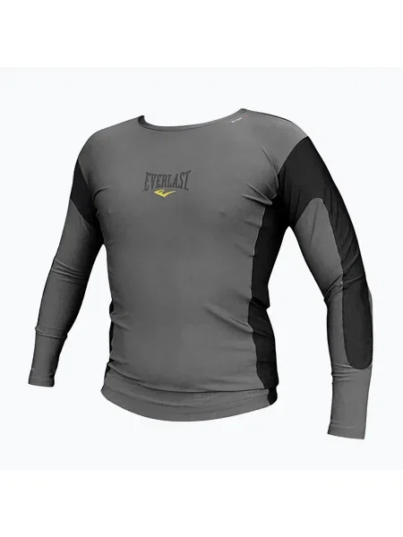 Мъжка тениска за компресия EVERLAST Rashguard Longsleeve сива