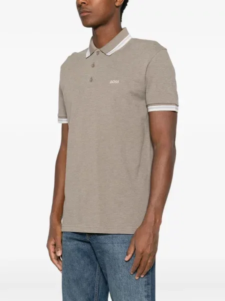 Tricou polo Boss cu broderie