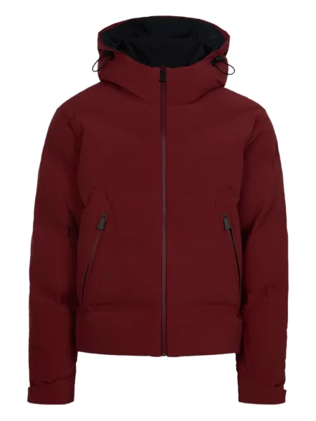 Jeździć na nartach kurtka narciarska Aztech Mountain z kapturem czerwona