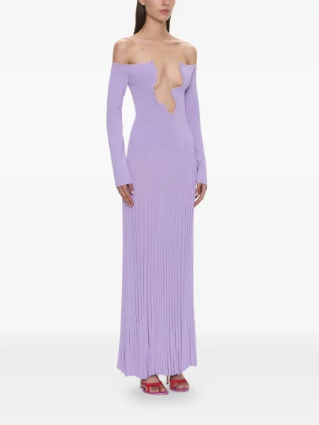 Rochie maxi Christopher Esber violet