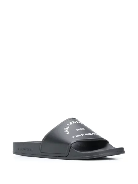 Papuci Karl Lagerfeld cu imagine negru