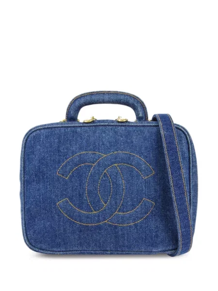 Kabelka Chanel Pre-owned modrá