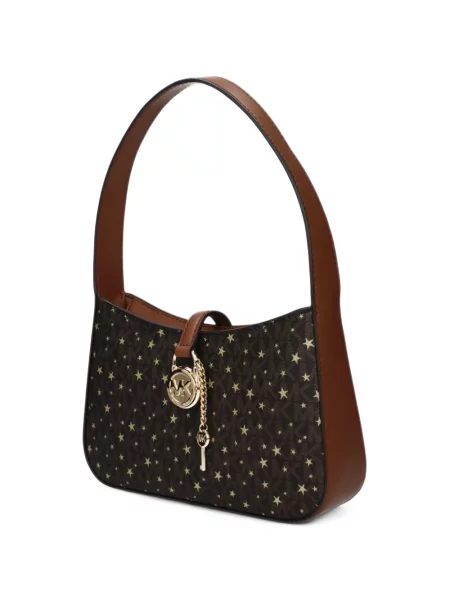 Geantă shopper Michael Kors cu imagine maro
