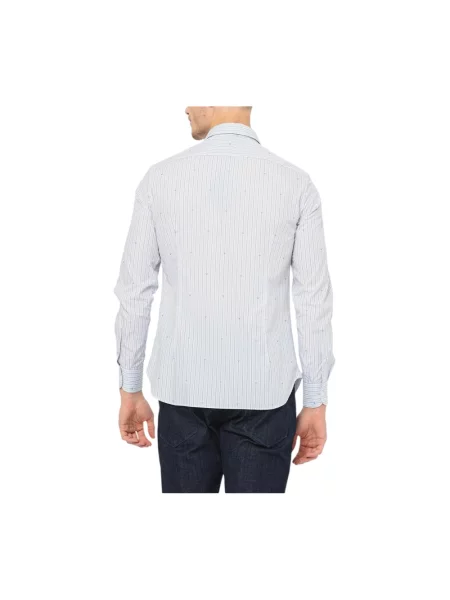 Koszula Emporio Armani niebieska