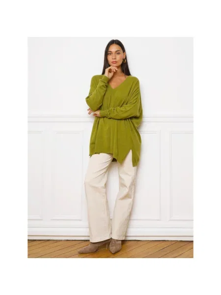 Pulover La Modeuse verde