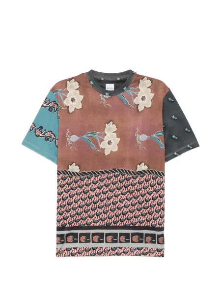 Tricou Paul Smith cu model floral cu imagine maro